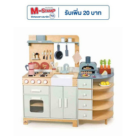 Tender Leaf Toys ของเล่นไม้ ชุดครัวใหญ่ลาเฟียมมา La Fiamma Grand Kitchen - Tender Leaf Toys, ของเล่น