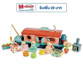 Tender Leaf Toys ของเล่นไม้ เรือคลองนากน้อย Little Otter Canal Boat - Tender Leaf Toys, แม่และเด็ก