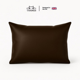 Thames หมอนหนุนใยสังเคราะห์หุ้ม หนัง PVC  สีน้ำตาล - Thames, หมอนหนุนและหมอนข้าง