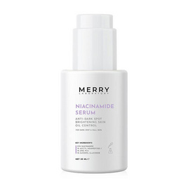 The Merry Laboratory เซรั่มบำรุงผิวหน้า Niacinamide Serum 30มล. - The Merry, ดูแลลบเลือนริ้วรอย