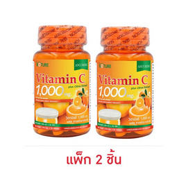 The Nature วิตามินซี 1,000 มก. พลัส สารสกัดจากซิตรัส บรรจุ 30 เม็ด (แพ็ก 2 ชิ้น) - The Nature, วิตามิน