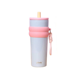 TinTin Shop (PANDA) แก้วน้ำสแตนเลส สีพาสเทล 810 มล. - PANDA, ห้องครัวและอุปกรณ์