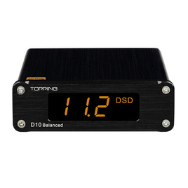 Topping ตัวแปลงสัญญาณดิจิตอลแบบตั้งโต๊ะ Balanced USB DAC รุ่น D10B - Topping, แก็ดเจ็ต