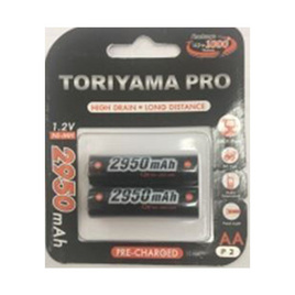 Toriyama ถ่านชาร์จ รุ่น AA2950 Pro Pack 2 - Toriyama, ถ่านชาร์จ