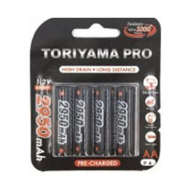 Toriyama ถ่านชาร์จ รุ่น AA2950 Pro Pack 4 - Toriyama, ถ่านชาร์จ