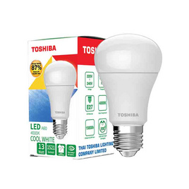 Toshiba หลอด LED Bulb G7 13W คูลไวท์ E27 - Toshiba, โคมไฟและหลอดไฟ