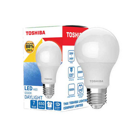 Toshiba หลอด LED Bulb G7 7W เดย์ไลท์ E27 - Toshiba, โคมไฟและหลอดไฟ