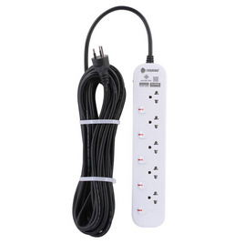 Toshino รางปลั๊กไฟ 10M รุ่น JT5-10M - Toshino, Toshino Power Strip