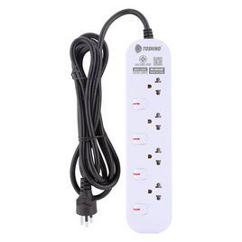 Toshino รางปลั๊กไฟ 1.5M รุ่น JT4-1.5M - Toshino, Toshino Power Strip