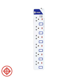 Toshino รางปลั๊ก มอก. 6 ช่อง ป้องกันไฟกระชาก สายยาว 5เมตร รุ่น ET-9165M - Toshino, Toshino