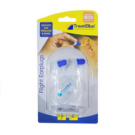 Travel Blue ที่อุดหู พร้อมกล่องเก็บที่อุดหู รุ่น 492 Flight Earplugs สีน้ำเงิน - Travel Blue, เครื่องมือเพื่อสุขภาพ