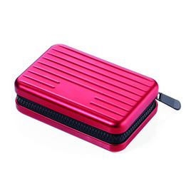 Troika Credit card case "KARTENKOFFER" มีการป้องกันการอ่านข้อมูลแบบชิป RFID  สีแดง - Troika, แฟชั่น