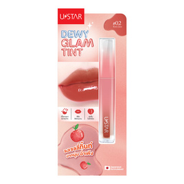 Ustar ลิปทินท์ Dewy Glam Tint 1.5 กรัม - Ustar, ริมฝีปาก