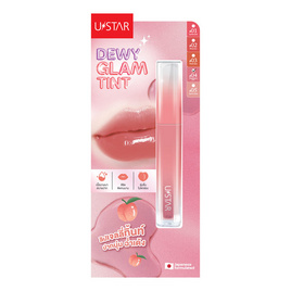 Ustar ลิปทินท์ Dewy Glam Tint 1.5 กรัม - Ustar, ริมฝีปาก