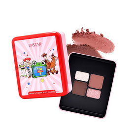 Ustar พาเลทตาและแก้ม Giddy Up Glow&Go Palette (Toy Story) 8 กรัม - U Star, Ustar x Toy Story 5 Adventure In Beauty