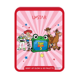 Ustar พาเลทตาและแก้ม Giddy Up Glow&Go Palette (Toy Story) 8 กรัม - U Star, เครื่องสำอาง