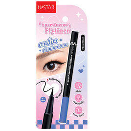 Ustar อายไลเนอร์ Super Smooth Fly Liner #Deep Black 0.7 กรัม - U Star, ตกแต่งดวงตา