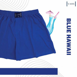 VARS กางเกงบ๊อกเซอร์ ผ้าคอตตอน 100% รุ่น Juicy Mix สี Blue Hawaii - VARS BOXER, ชุดนอน