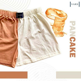 VARS กางเกงบ๊อกเซอร์ ผ้าคอตตอน 100% รุ่น Two-Tones สี แพนเค้ก - VARS BOXER