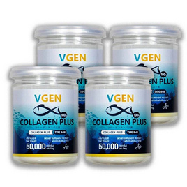 VGEN คอลลาเจนพลัส 50 กรัม แพ็ก 4 กระปุก - VGEN, อาหารเสริมเพื่อความงาม