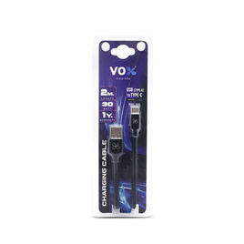 VOX สายชาร์จ Type-C รุ่น B3AC 2M - VOX, อุปกรณ์สำหรับโทรศัพท์