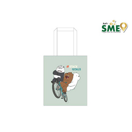 VS กระเป๋า Shopping Bag We Bare Bear เขียว - VS, VS