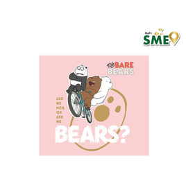 VS ผ้าพันคอ We Bare Bears ชมพู - VS, VS