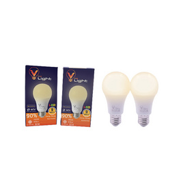 V Five Light หลอดLED Bulb 9W Warmwhite (แพ็กคู่) - V Five Light, โคมไฟและหลอดไฟ