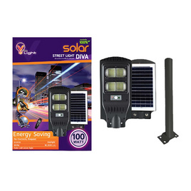 V Five Light โคมไฟถนน Solar Cell รุ่น DIVA 100W Daylight - V Five Light, ไฟถนน