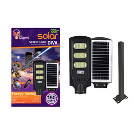 V Five Light โคมไฟถนน Solar Cell รุ่น DIVA 150W Daylight - V Five Light, ไฟถนน