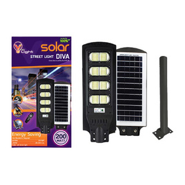 V Five Light โคมไฟถนน Solar Cell รุ่น DIVA 200W Daylight - V Five Light, ไฟถนน