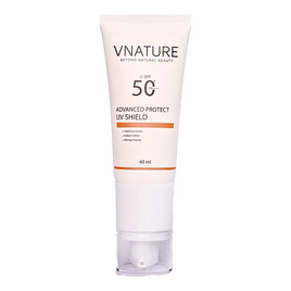 V Nature ครีมกันแดด Advanced Protect UV Shield SFP 50 PA+++ 40 กรัม - V Nature, ดูแลผิวหน้า