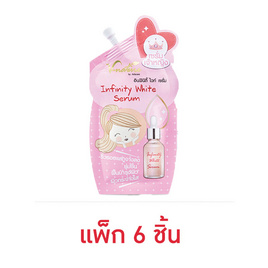 V Nature เซรั่มบำรุงผิวหน้า Infinity White Serum 10 กรัม (แพ็ก6) - V Nature, เพื่อผิวขาวกระจ่างใส