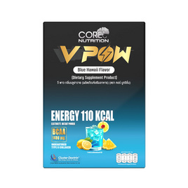 V POW เกลือแร่ให้พลังงาน รสบลูฮาวาย บรรจุ 12 ซอง - CORE NUTRITION, อาหารเสริมการออกกำลังกาย