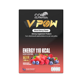 V POW เกลือแร่ให้พลังงาน รสมิกซ์เบอร์รี บรรจุ 12 ซอง - CORE NUTRITION, อาหารเสริม