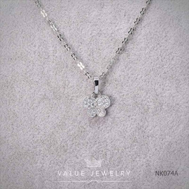 ValueJewelry สร้อยคอพร้อมจี้ ฝังคริสตัลละเอียด ลายผีเสื้อ NK074 - ValueJewelry, เครื่องประดับผู้หญิง