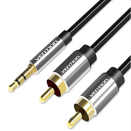 Vention สายแปลงสัญญาณเสียง 3.5 mm เป็น 2RCA (BCFBF) 1 เมตร - Vention, Vention