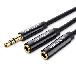 Vention สายแปลงขยายช่องหูฟัง 3.5 mm. (BBSBY) 30 ซม. - Vention, อุปกรณ์แปลงสัญญาณ