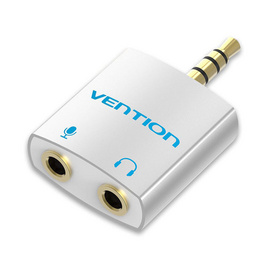 Vention อุปกรณ์รวมสัญญาณเสียงและไมค์ 3.5 mm. (BDBW0) - Vention, อุปกรณ์แปลงสัญญาณ