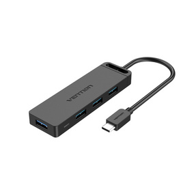 Vention อุปกรณ์เพิ่มช่องสัญญาณ Type-C เป็น 4xUSB3.0 (TGKBB) - Vention, อุปกรณ์ขยายพอร์ท