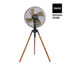 Venz พัดลมไม้แท้ ตั้งพื้น 18 นิ้ว รุ่น TRIPOD PIXEL - Venz