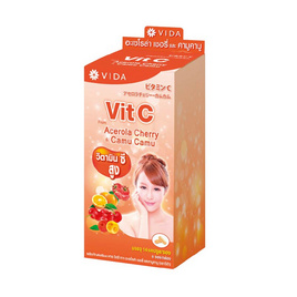 Vida Vit C วิตซี จากอะเซโรล่า เชอรี่ และคามู คามู (84 แคปซูล/กล่อง) - Vida, Health