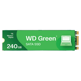 WD SSD M.2 SATA 2280 รุ่น Green 240GB - WD, โซลิดสเตทไดร์ฟ (SSD)