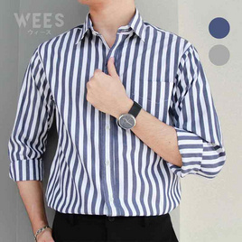 WEES THAILAND เสื้อเชิ้ตผู้ชาย ลาย คอปก - WEES THAILAND, เสื้อผ้าผู้ชาย