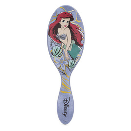 WET BRUSH แปรงหวีผมทรงรี รุ่นเอเลแกน ดิสนีย์ ลายเอเรียล สีม่วงอมเทา - WET BRUSH, wet brush หวี disney princess ราคาพิเศษ