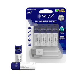 WIZZ ถ่านชาร์จ รุ่น AA แพ็ก 4 ก้อน - WIZZ, ไอที กล้อง