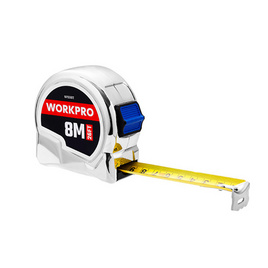 WORKPRO WP261012 ตลับเมตรโครเมียม 8 ม. (26 ฟุต) x 25 มม. - Workpro, เครื่องมือวัดระยะและวัดระดับ