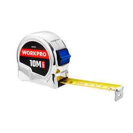 WORKPRO WP261013 ตลับเมตรโครเมียม 10 ม. (33 ฟุต) x 25 มม. - Workpro, เครื่องมือช่าง