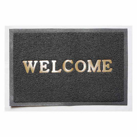 WSP พรมดักฝุ่น WELCOME สีเทา ขนาด 40X60 ซม. - WSP, 7Online