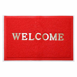 WSP พรมดักฝุ่น WELCOME สีแดง ขนาด 40X60 ซม. - WSP, 7Online